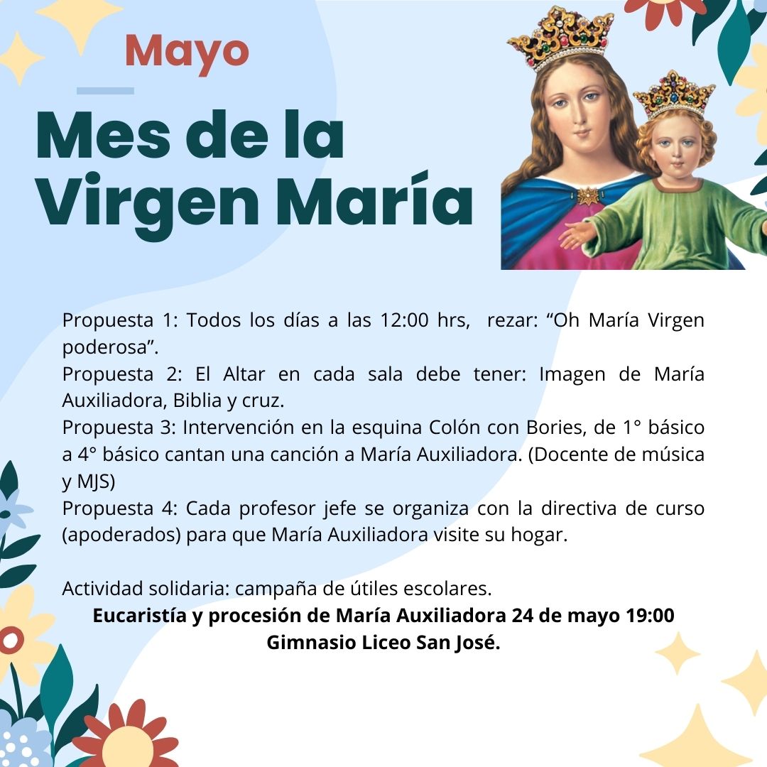 Mayo: Mes de la Virgen María