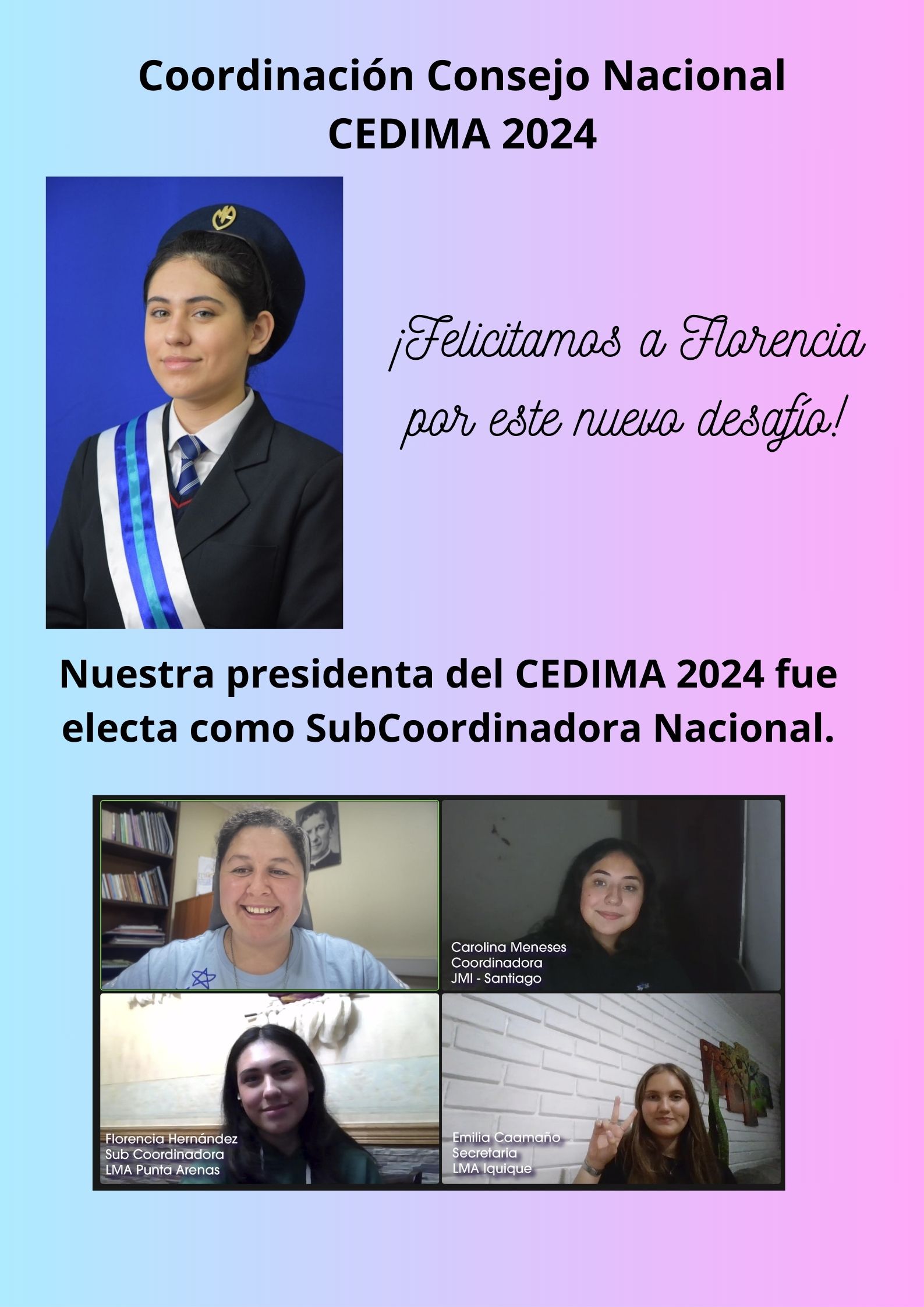 Coordinación Nacional CEDIMA 2024