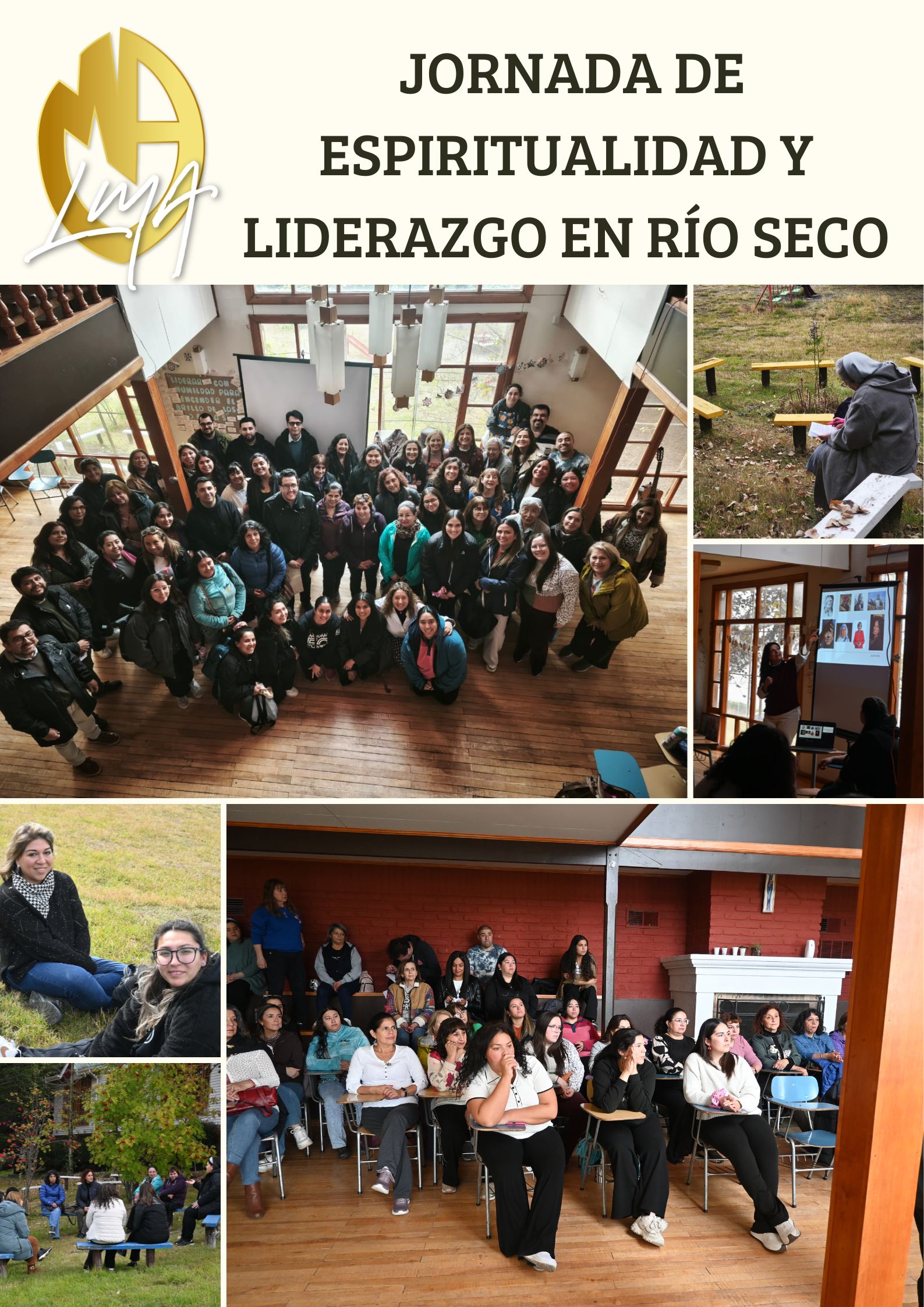 Comunidad Educativa del Liceo María Auxiliadora vive Jornada de Espiritualidad y Liderazgo en Río Seco
